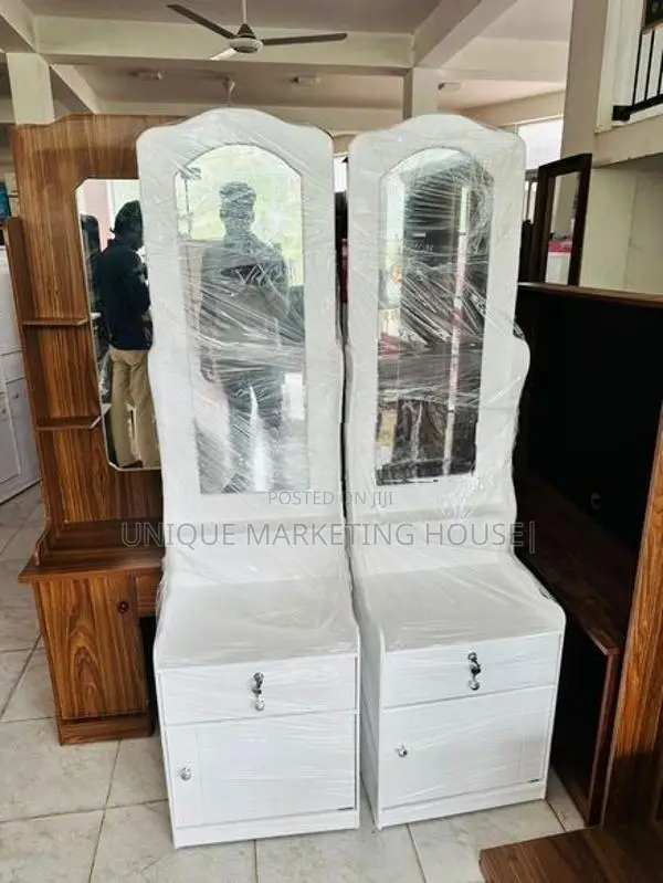 Modern Mdf Smart Blk & White Dressing Tables