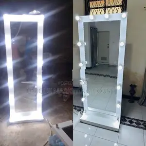 Modern 6 Ft Vanity Mirror with Stand