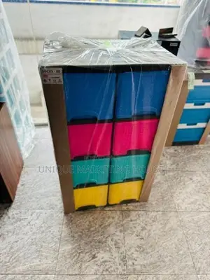 Daxer 8pcs Multi Color Plastic Drawer Set