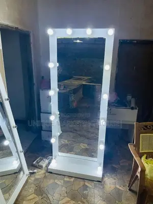 Modern 6 Ft Vanity Mirror with Stand