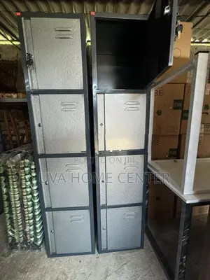Steel Lockable 4 Door Cupboard