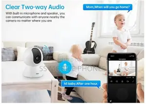 Fuers 3MP AI Detect WiFi Indoor Camera Tuya Smart Home