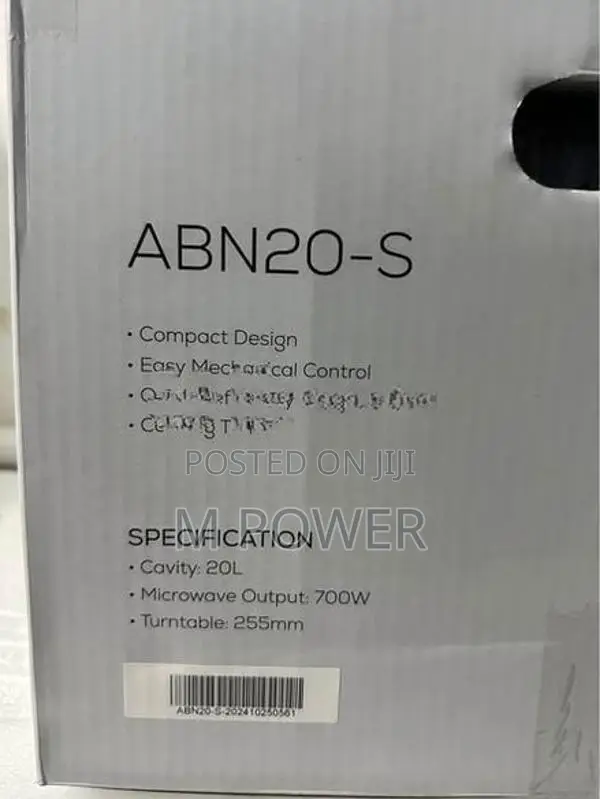 Abans Microwave Oven 20L (ABN20-S)