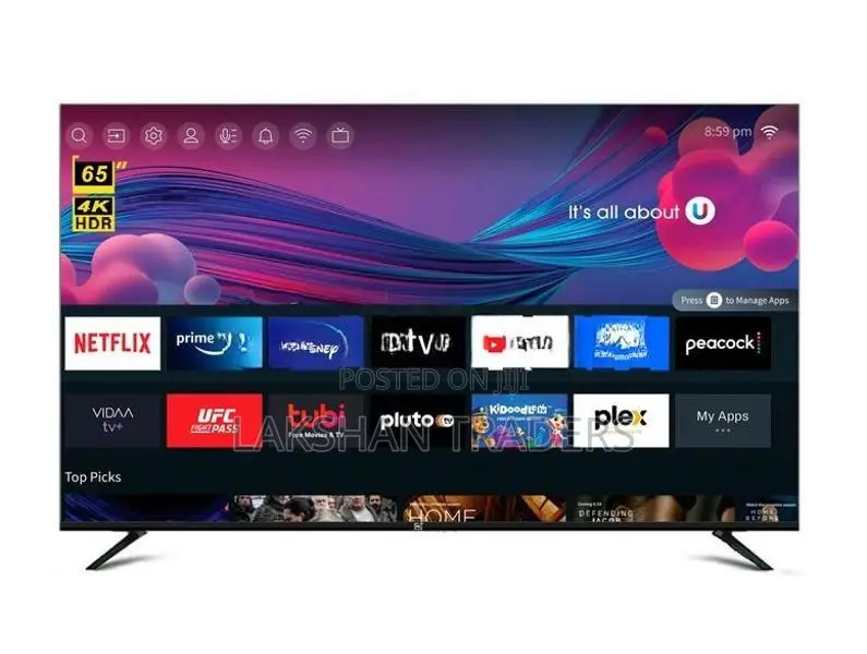 New MI+ 65 (Japan) Smart Android UHD 4K TV Frameless Television