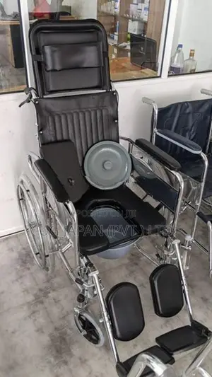 Full Option Commode Wheel Chair