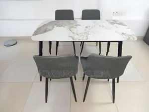 Brand New Granite Dining Table with Chairs
