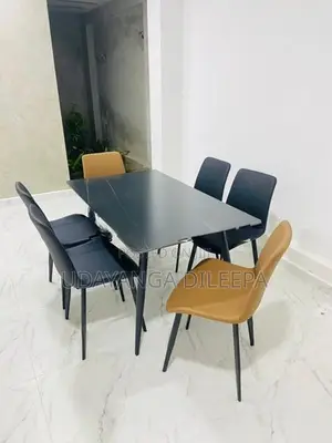 Granite Dining Table with Chairs