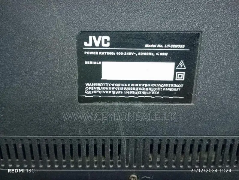 JVC 32 inch TV (USED)