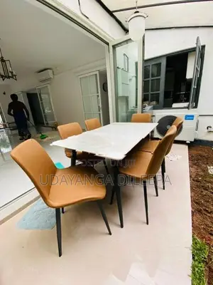 Granite Dining Table with Chairs