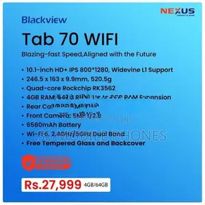 Blackview Tab 20 WiFi 12GB RAM 64GB 10” Tablet