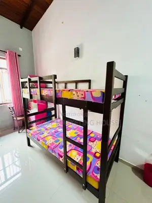 Modern Teak Bunk Bed with D/l Mattresses