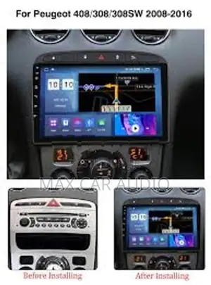 408 Peugeot Android Gps Ips Screen Dvd Audio Setup with Panel