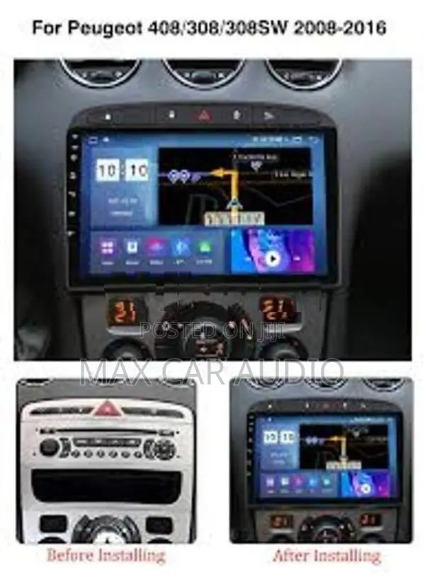 408 Peugeot Android Gps Ips Screen Dvd Audio Setup with Panel