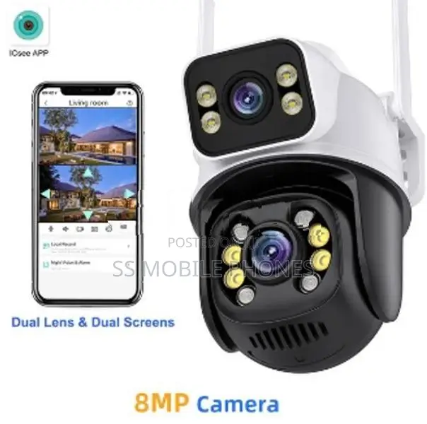 Yoose Wifi PTZ IP Camera Dual Lens 6MP
