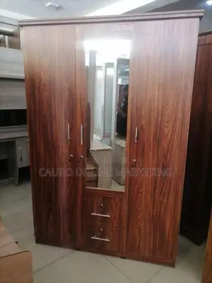 New Melamine 6 X 4 Ft Size 3 Door Cupboard / Wardrobe