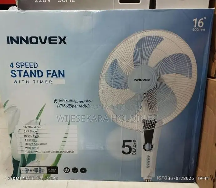 Innovex Stand Fan (isf018)