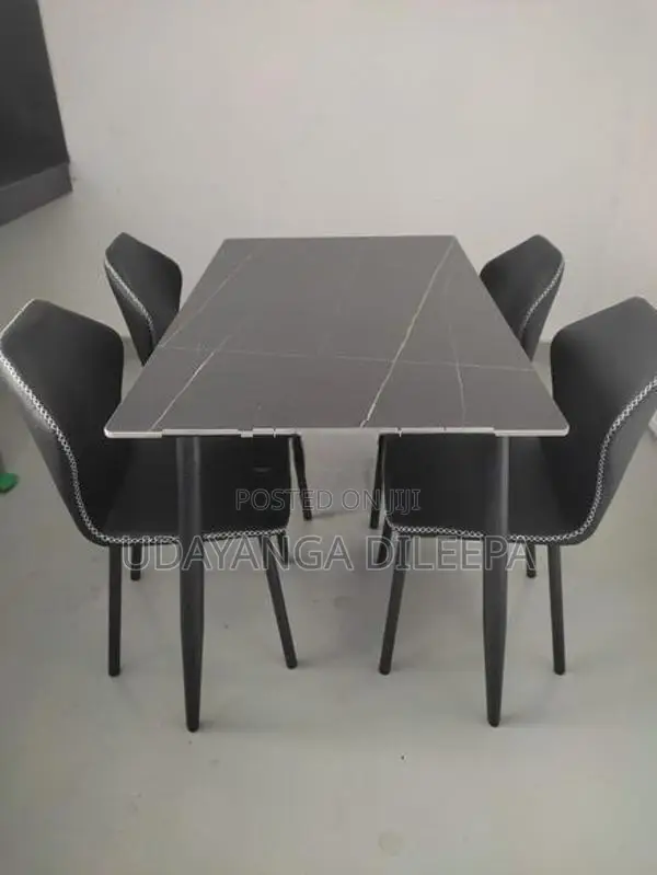 Dining Table with Cushion Chairs