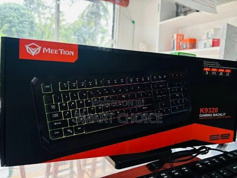 MEETION K9320 RAINBOW BACKLIT GAMING KEYBOARD