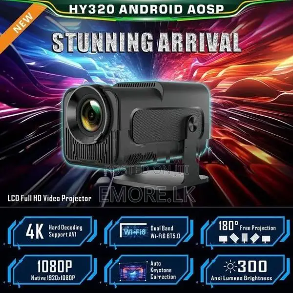 Mini Portable Projector HY320 – 1080P Full HD