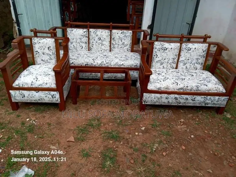 Sofa Set with Coffee Table Cusion