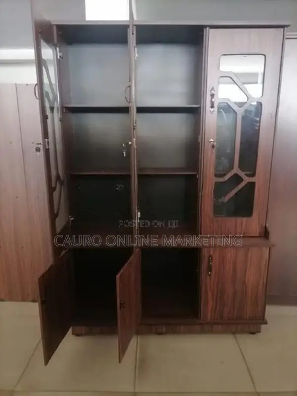 New Melamine OC 3 Door Cabinet Cupboard