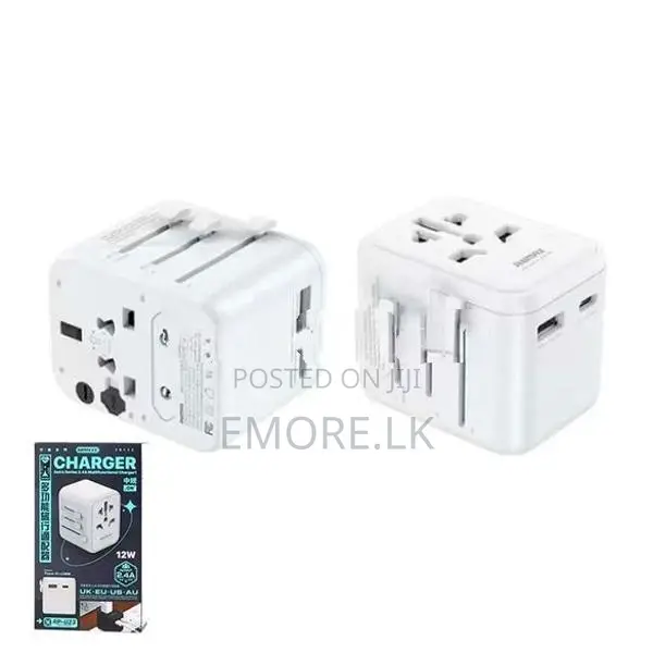 Universal Travel Adapter Power Charger 12W with USB