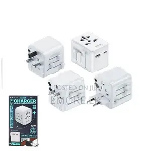 Universal Travel Adapter Power Charger 12W with USB