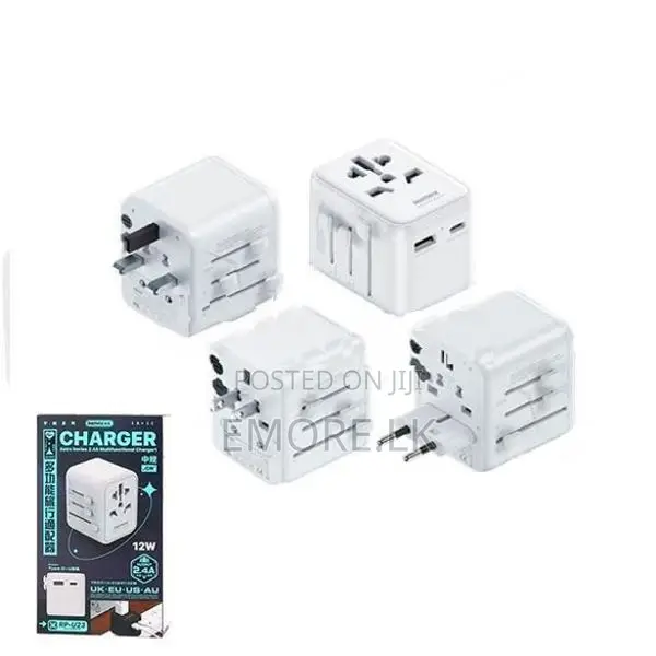 Universal Travel Adapter Power Charger 12W with USB