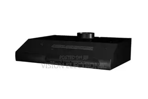 Elba Cooker Hood with Charcoal Filter (Black)