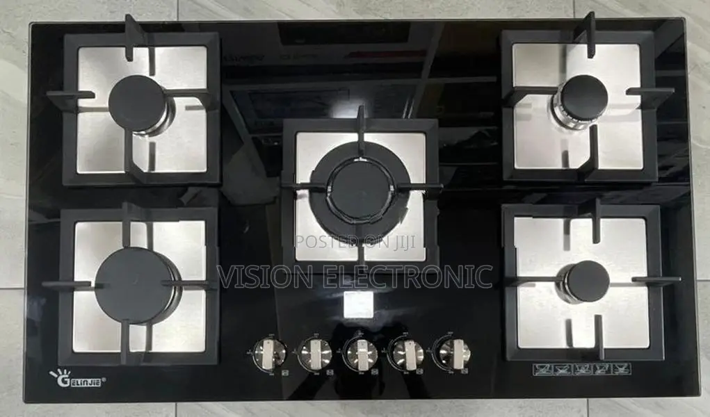 Gelinjie Glass Top Box Type 5 Burner Cooker