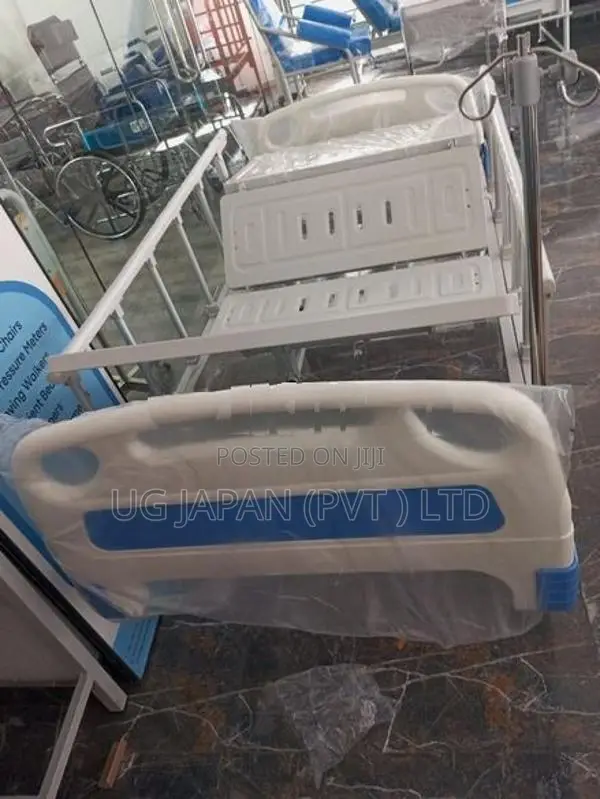 Two Function Manual Hospital Bed Imported with Mattress