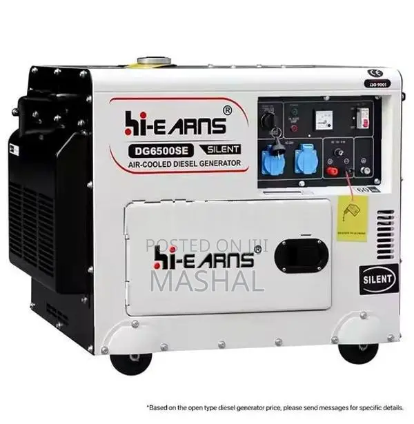 5.5KW SOUND PROOF DIESEL GENERATOR - BRAND NEW