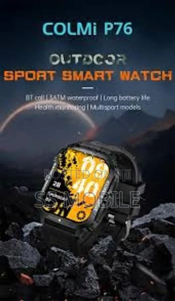 Colmi P76 1.96" Outdoor Military Waterproof Smartwatch