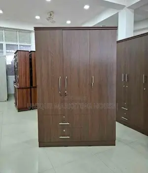 Modern L 2 Drawer 3D Melamine Wardrobe