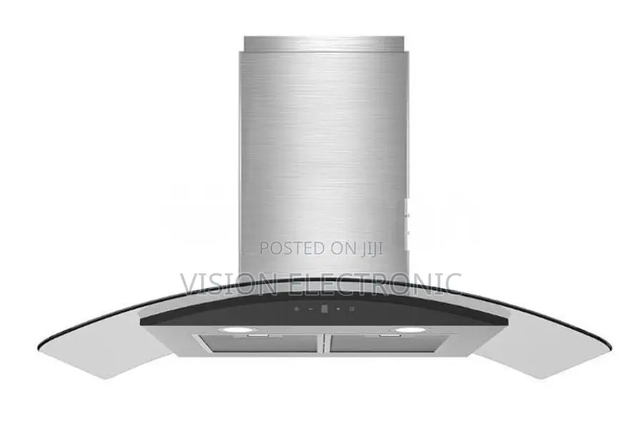 Glass Finish Stainless Steel Cooker Hood - 90cm