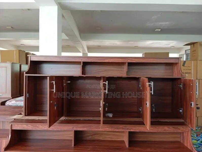 Modern 5ft Dark Melamine R/made Pantry Cupboards