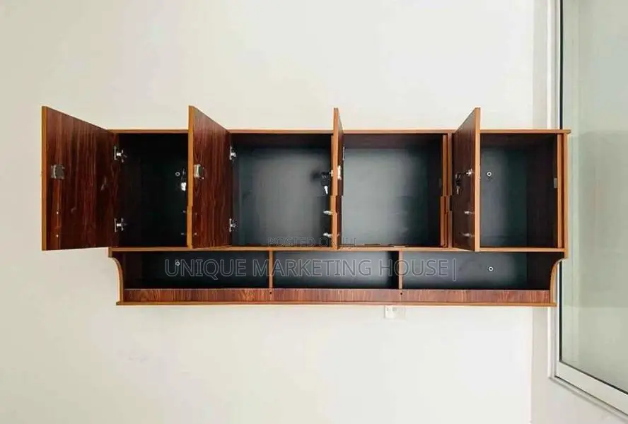Modern 5ft Dark Melamine R/made Pantry Cupboards