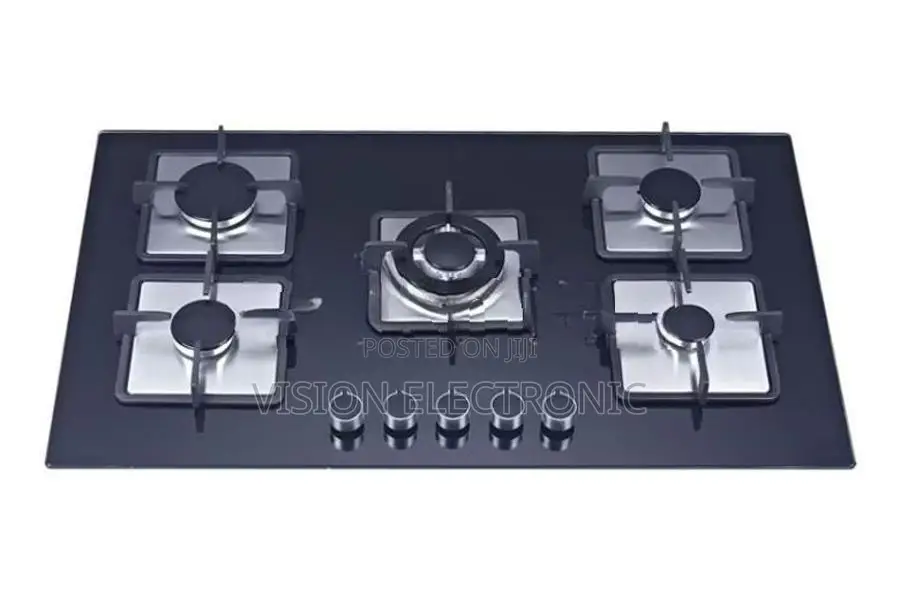 Gelinjie Luxury Type 5 Burner Glass Top Cooker