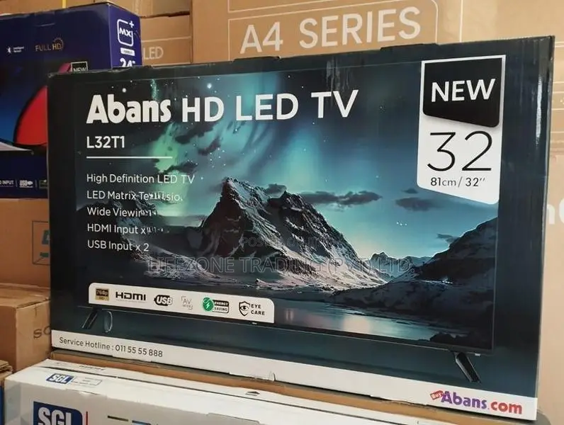New 32 inch Abans HD LED TV - Frameless