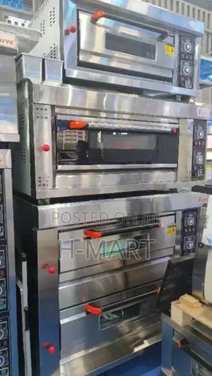Gas oven bakery deck industrial