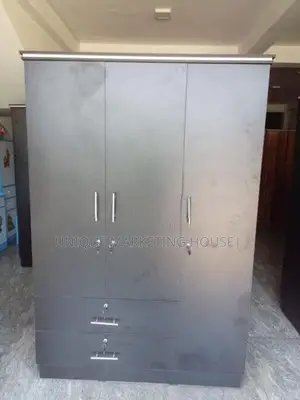 Modern Side L 2 Drawer BLK Wardrobe