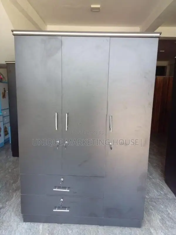Modern Side L 2 Drawer BLK Wardrobe