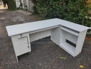 L Shape Melamine Office Table