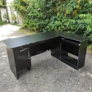 L Shape Melamine Office Table