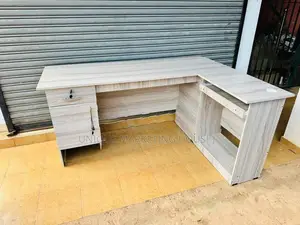 L Shape Melamine Office Table