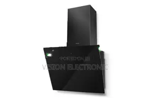 Black Hand Sensor Wall Mount Cooker Hood - 90cm