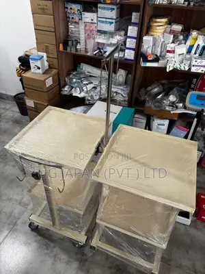 ECG Trolley Wtih Wheels - Poweder Coat