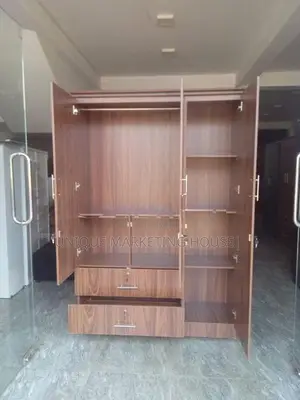 Modern L/2Drawer 3D melamine Wardrobe