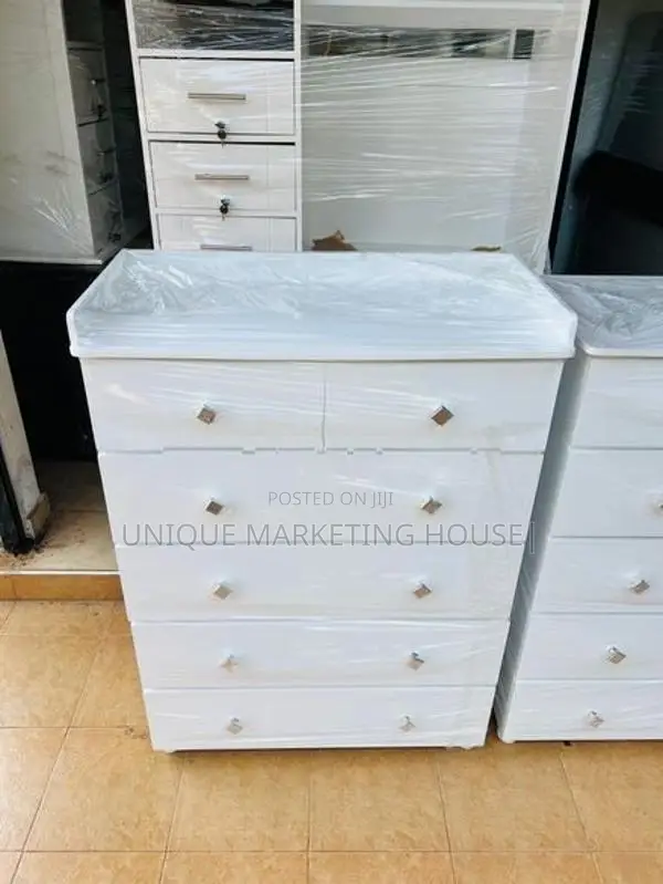 Modern L MDF White Chest of Drawer Sets