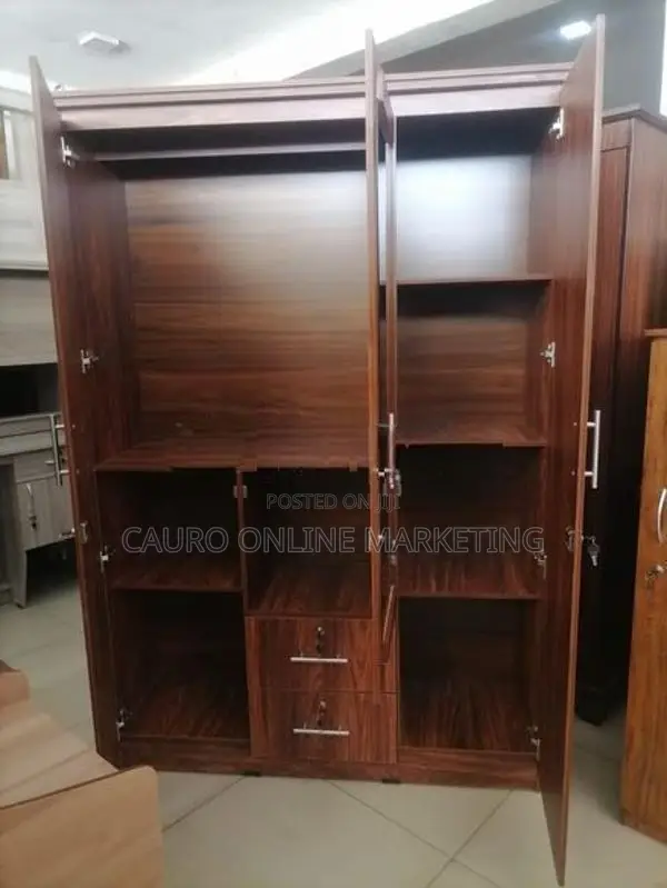 New Melamine 3 Door Wardrobe 6 *4 Cupboard